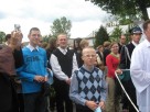 Wychowankowie Ośrodka na procesji Bożego Ciała w Jazgarzewie